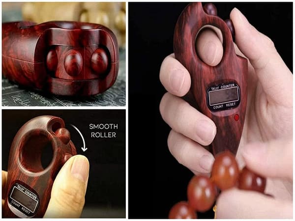 3 stk. Digital Perleteller, Buddha Perleteller, Digital Fingerteller