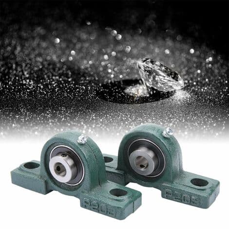 Sæt med 2 UCP204 kuglelejer 20 mm til hjemmet