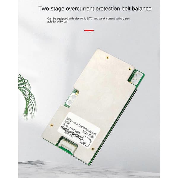 7s 24v Ternær Li-ion Batteribeskyttelseskort Bms Samme Port Med Utjevning Pcb Beskyttelse(40a)