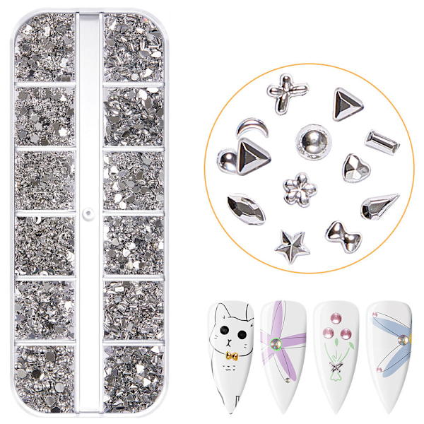 Rhinestone Nail Art