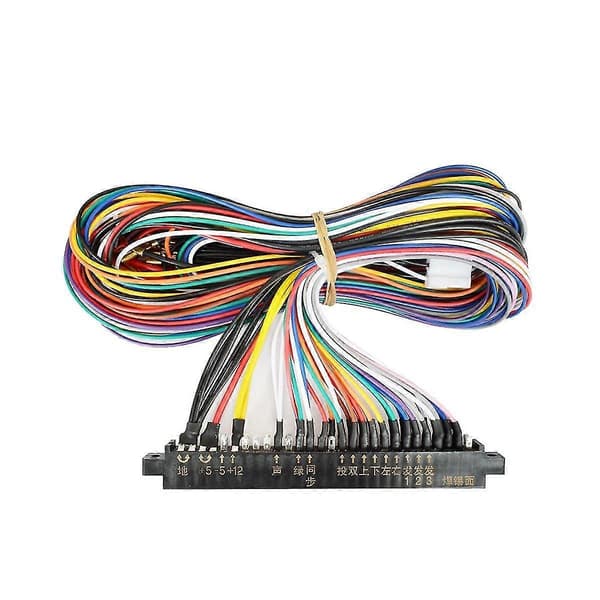 Jamma 28-stifts kabelhärva joystick knappkontakt för videospelsbox (4,8 stift)