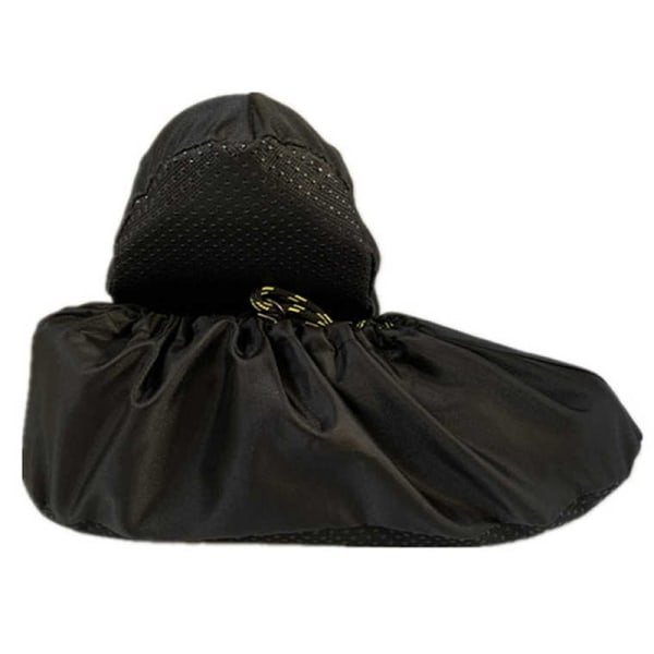 Antislip-skoskydd, överdragsskydd, skoskydd, skoskyddsskydd, återanvändbara överdrag, dammfria, för de flesta vuxna, unisex - svart