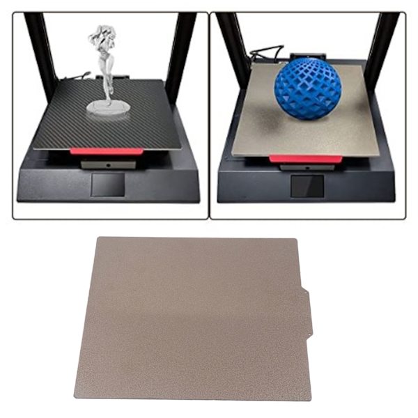 PEI Stålplatta Dubbelsidig Stark Adhesion Enkel Avformning Magnetisk Gummi Platta för Voron 3D-skrivare 305 X 305mm / 12.01 X 12.01in