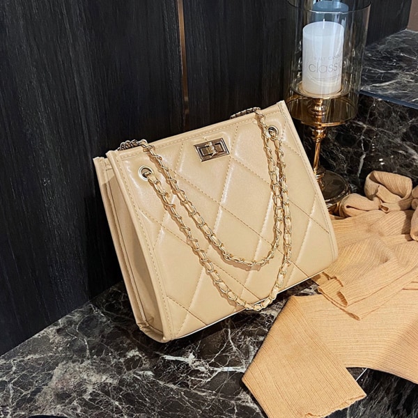 Snygg handväska, dam crossbody väska, konstläder