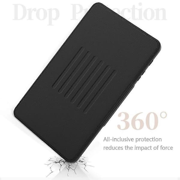 Beskyttende stativdeksel magnetisk fleksibelt TPU matt deksel for Tab A7 10.4 2020 Blue