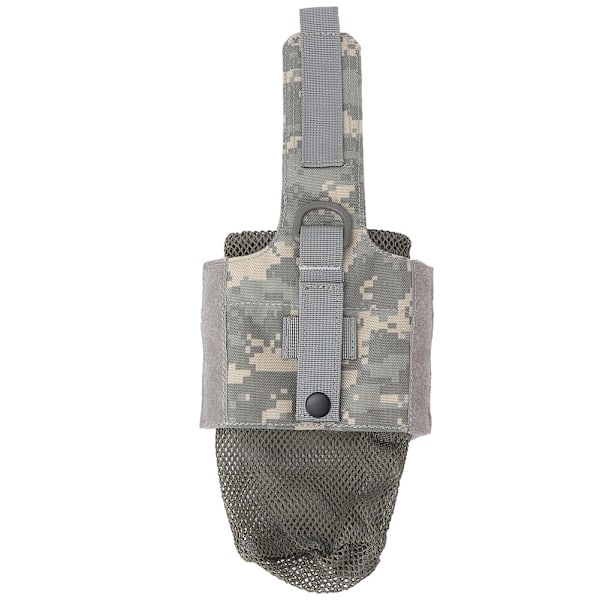Vikbar Vattenflaska för Utomhusbruk, Kamouflage Militär, Resor, Camping, Vandring, Vattenkittelväska (ACU)
