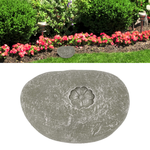 Minnessten för husdjur, DIY-bokstäver, simuleringsstenar, gravmarkör för hundar, katter, små blomstenar, mossfärg