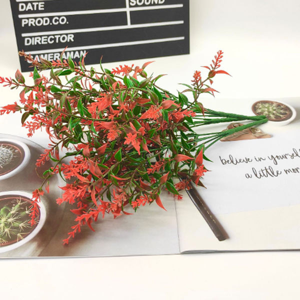8 Bundter Kunstige Blomster Udendørs UV-Resistente Kunstige Blomster