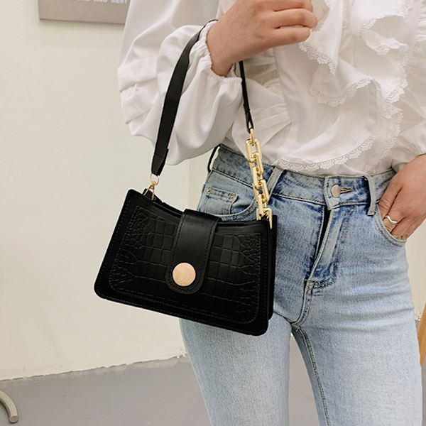 Ny dame underarmsveske messenger bag steinvindveske