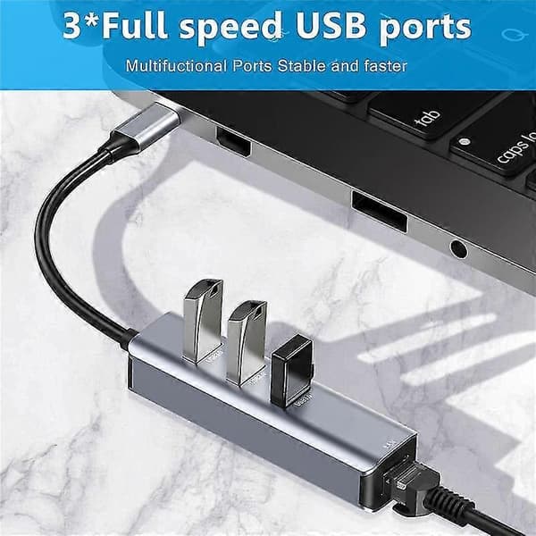 Usb C - Ethernet -sovitin, rj45 - Usb C 3/type-c Gigabit Ethernet Lan -verkkosovitin Pro:lle