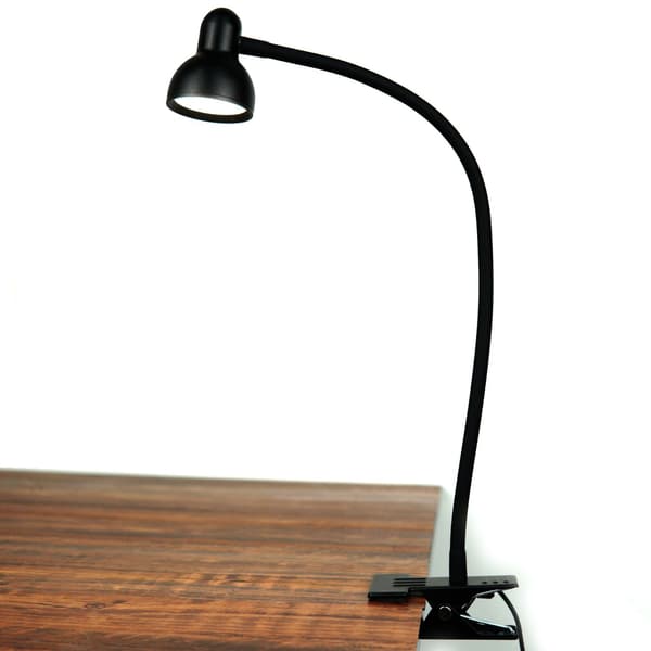 LED Klemmeskrivebordslampe, USB Fleksibel Foldbar Læselampe Blødt Lys