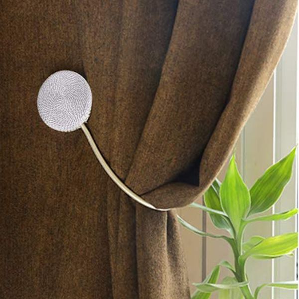 2 kpl Magneettiset Verhotarrat, Iskunvapaat Koristeelliset Verhotarrat