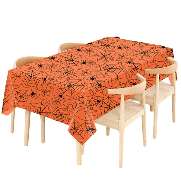 Halloween Bordduk Edderkoppnett Borddekke Halloween