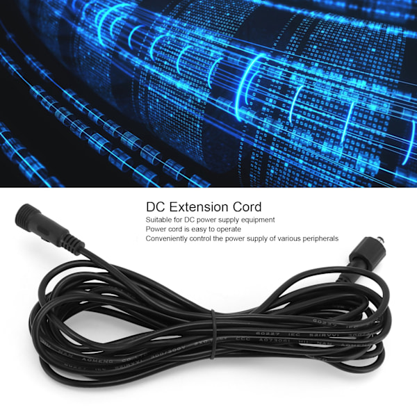 DC-jatkojohto 24AWG, lisävarusteet, virtalähde, aurinkopaneelivalaisimelle