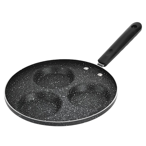 Stekepanne med 3 runde huller, non-stick belegg, for egg, hjemmekjøkken, kokeutstyr, frokostmatlaging