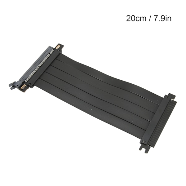 PCIE 4.0 X16 Forlænger Højre Vinkel 128Gbps Anti-Interference Plug and Play GPU Udvidelseskabel til Grafikkort 7.9in