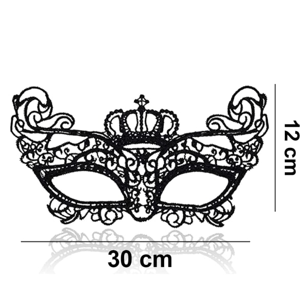 Lyxmask Spets Maskerad Mask för kvinnor