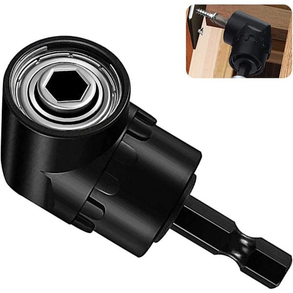 Vinkeladapter för trånga utrymmen, Kromvanadinstål Skruvdragare Borrförlängning Adapter (105°)