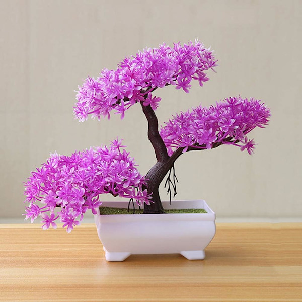 Nyeste kunstig bonsai-tre i potte, realistisk design