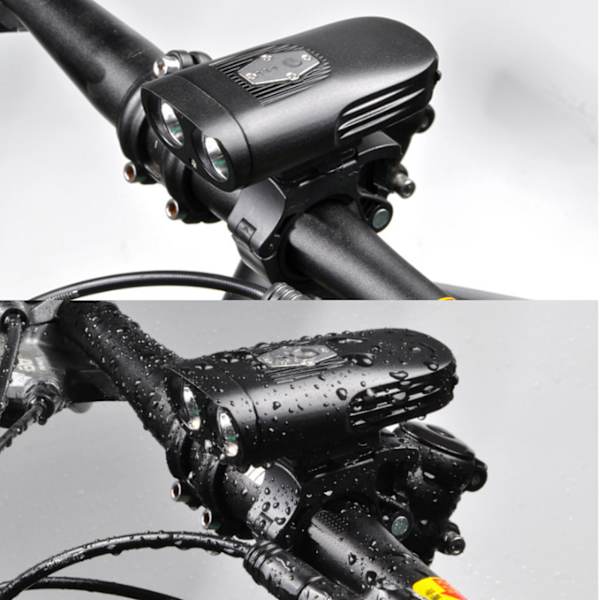 USB Opladning Cykel Forlygte IP65 Vandafvisende 1000LM Mountainbike Forlygte til Udendørs Cykling