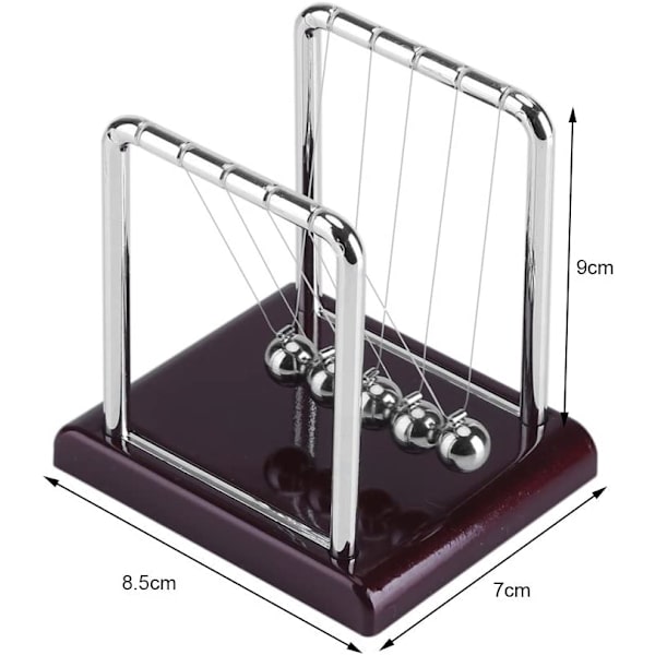 Acier Equilibre Magnétique Boule Cradle Fysikk Vitenskap Pendel