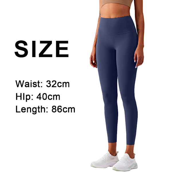 Yoga-tights for kvinner med høy midje, anti-squat, peach-effekt