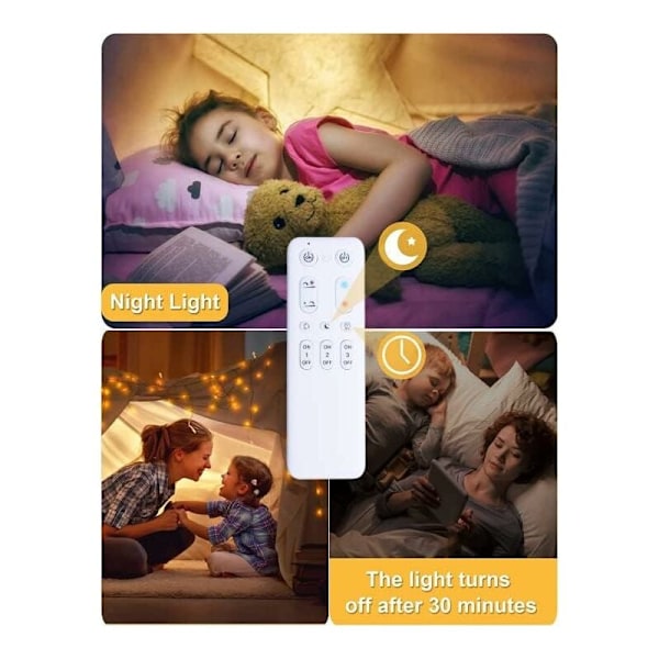 Taklampa, infälld, härlig och kreativ molndesign, dimbar med minnesfunktion för pojk- och flickrum, sovrum, vardagsrum (400 mm längd X