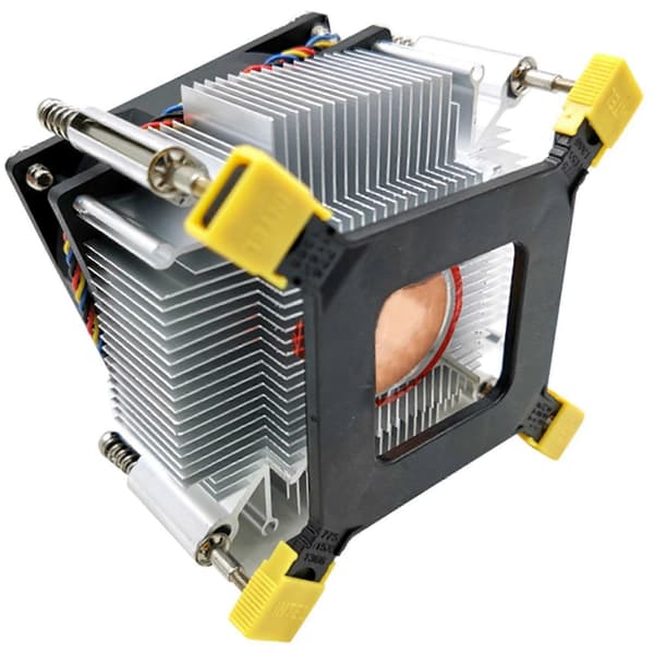 5x CPU-kjøler Vifte Kjøling 1366 2011 1155 4-pinners Ledning Temperaturkontroll Og Hastighetskontroll Radiator