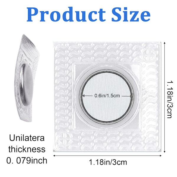 24 st Runda magnetlås -15*2mm