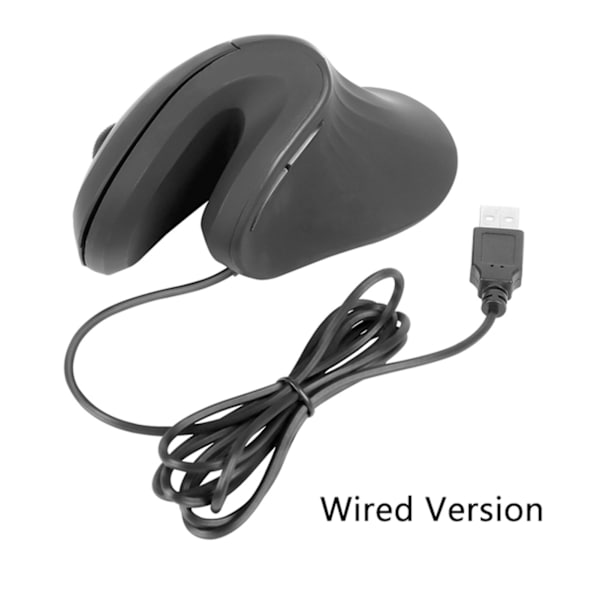 Trådløs Vertikal Mus 6 Knapper 800‑1200‑2400‑3200 DPI USB Trådløs Vertikal Ergonomisk Mus for Spill Kontor
