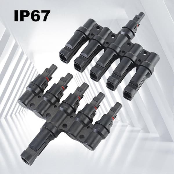 4 Til 1 Solar PV-stik 1500v 50a 2t 3t 4t 5t 6t Gren Parallelforbindelse Ip67 Elektrisk Pv Pa