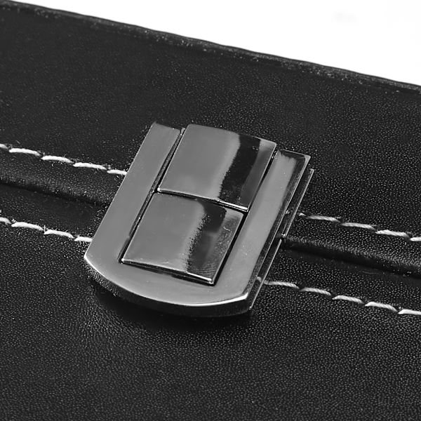 1 st 6 fack PU läder låda fodral för klocka smycken display förvaring organizer varm