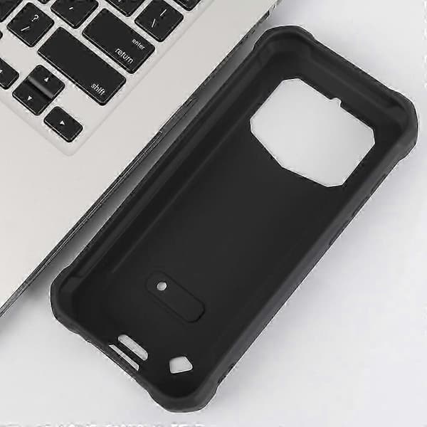 Mat cover til Oukitel WP5/WP5 Pro, blødt fleksibelt TPU-etui mod ridser - Sort