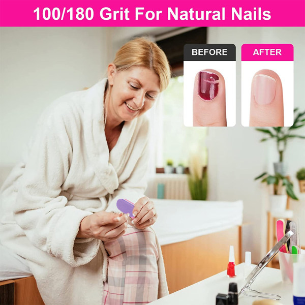 Mini nagelfilar block, nagelbuffer för naglar, mini buffing block