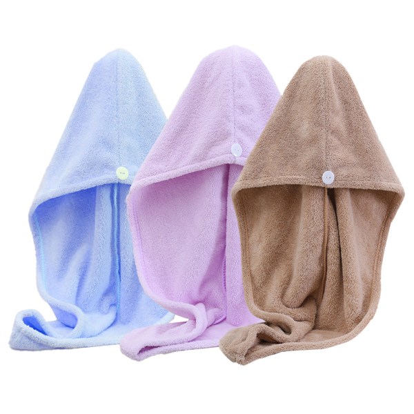 3-pack mikrofiberhårhandduk, absorberande, snabbtorkande hår