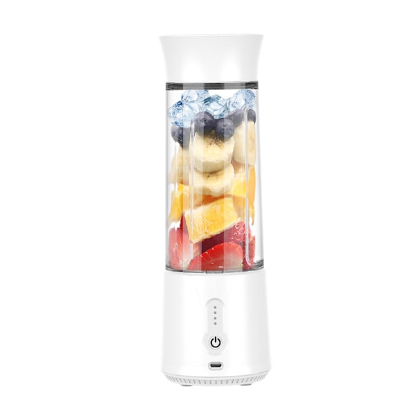 Smoothie- och shakemixer, 500 ml portabel dryckesberedare med rostfria blad, USB-uppladdningsbart 4000 mAh-batteri för en hälsosam livsstil