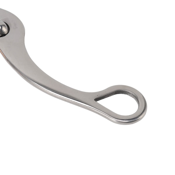 Heste Snaffle Bit Rustfritt Stål Rose Gullbelagt Heste Gag Løst Ring Utendørs Hage Dyrking Heste Munn Bit