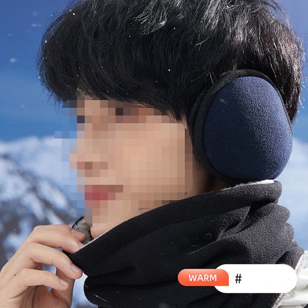 Unisex Sammenleggbare Øre Polar Vinter Ørevarmere Dark blue