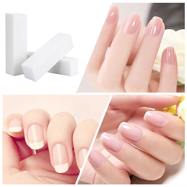 10 st vita buffer slipblock, polerblock buffer ny generation nagelfil block nagelkonst manikyrverktyg