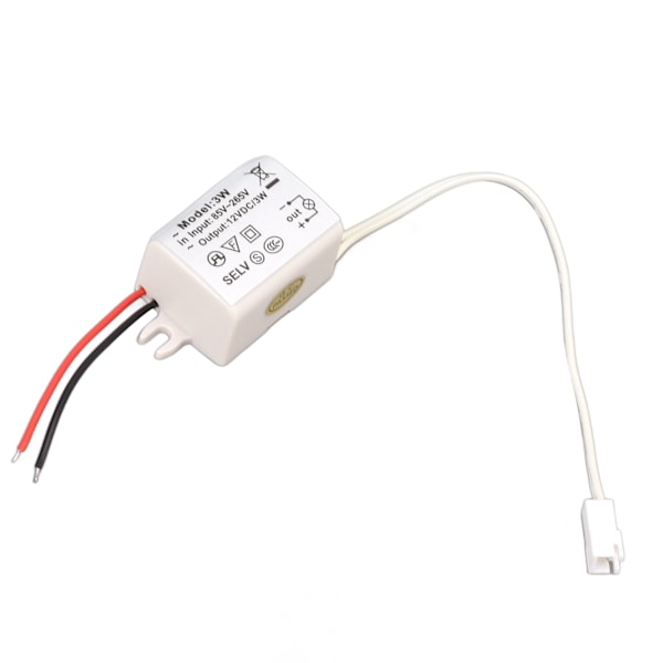 LED-drivrutningsströmförsörjningsadapter DC12V 3W Kompakt överspänningsskydd för LED-remsljus LED-lampor Industriella lampor