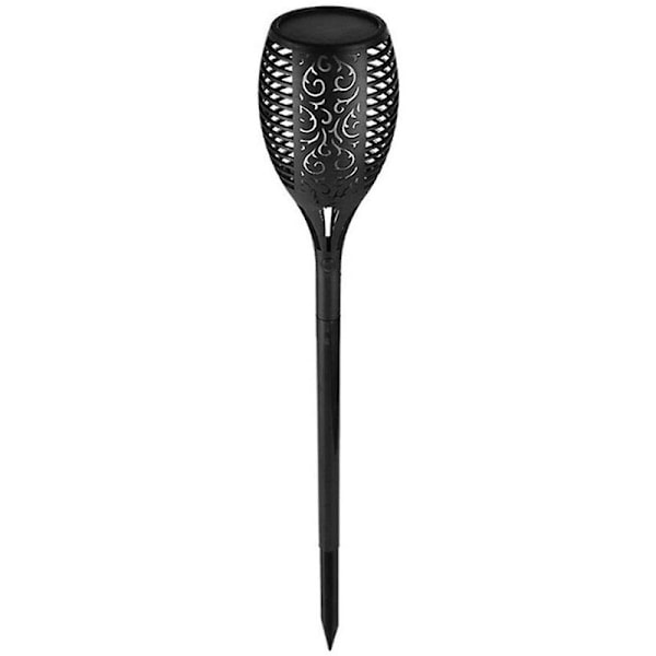 2 stk 12 LED Solcelle Flamme Lys Utenfor, IP65 Vanntett Solcelle Hage Lys-Bdd