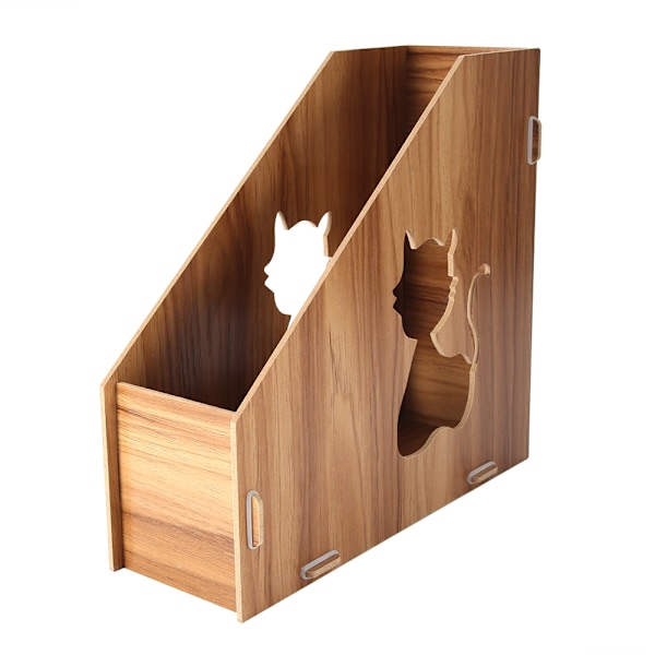 Moderne Hult Cat DIY Kontor Display Stativ Magasin Fil Organiser Skrivebord Dokument Sorterer