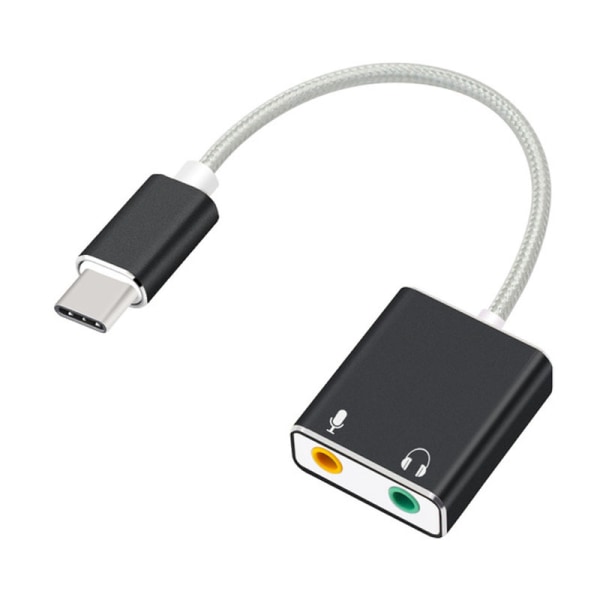 USB-C Ulkoinen Äänikortti, 7.1 Kanava Äänikorttisovitin