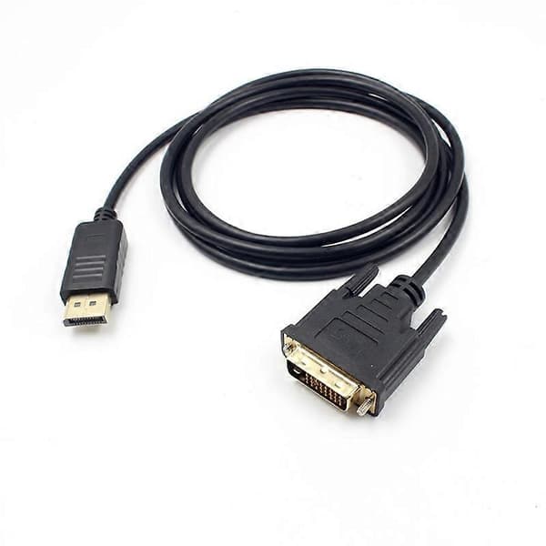 6FT 1.8M Displayport DP Han til DVI Kabeladapter 24+1 Ben Kernekabel Høj Klarhed 1080P