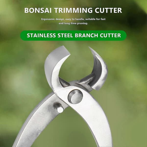 Bonsai Beskjæringskutter Multifunksjonell Rustfritt Stål Grenkutter 210mm Trimmer Hageplanter