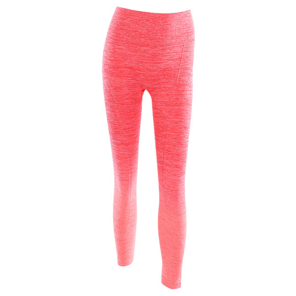 Andningsbara Sportbyxor Stretchiga Tights Leggings för Yoga Gym Fitness Träning (X/XL Röd)