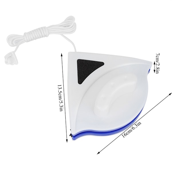 Koti-ikkunan lasinpuhdistustyökalu kaksisuuntainen magneettinen harja puhdistin pyyhin pinta
