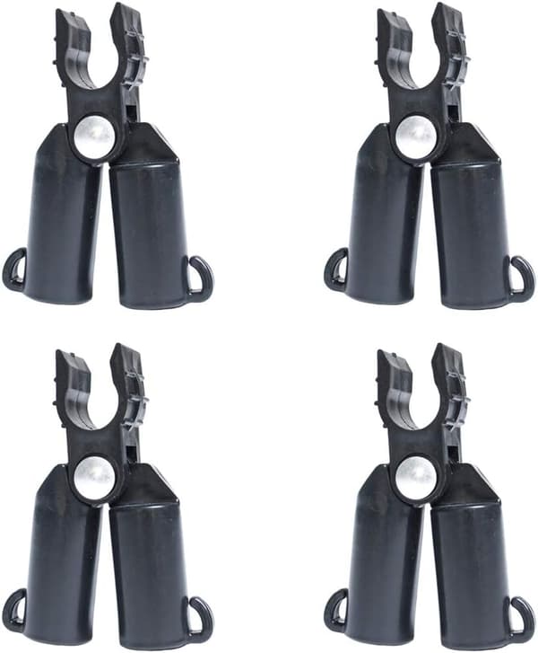 4-pack Växtstöd Koppling Växt Kopplingsklämma Justerbar Pl