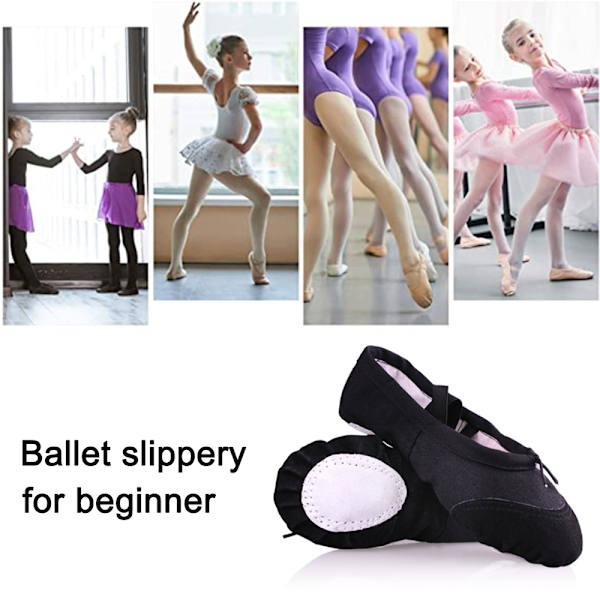 Premium Ægte Baby Ballet Slippers/Ballet Sko (Småbørn/Lille