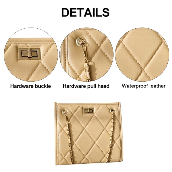 Snygg handväska, dam crossbody väska, konstläder